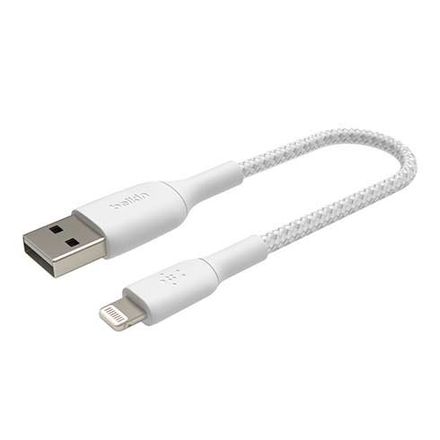 Kabel Boost Charge Braided USB to Lightning 15cm-White