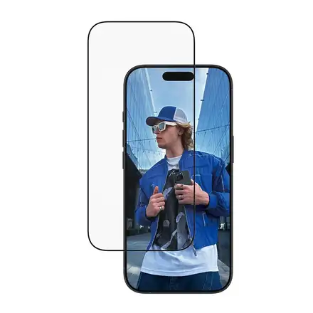 PanzerGlass ochranné sklo UWF pro iPhone 17/16 Pro-Black Frame