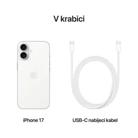 iPhone 17 256GB Bílá