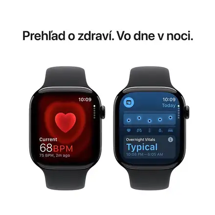 Apple Watch Series 10 GPS 46mm Klavírní černý hliník *Třída B*