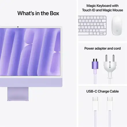 CTO iMac 24" 4.5K Apple M4 10-c CPU 10-c GPU 32GB 1TB Fialový CZ