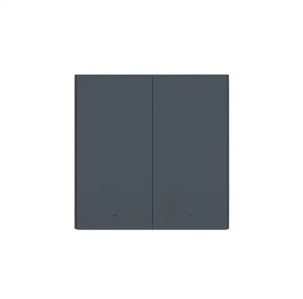 Aqara Smart Home Nástěnný dvojvypínač H1 bez Připojení neutrálního vodiče - šedá