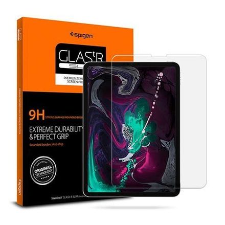 Spigen ochranné sklo Glas.tR Slim pro iPad Pro 12.9" 2021-2018 - Crystal Clear