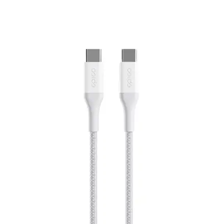 iStores by Epico UltraLink USB-C na USB-C 240W 1.2m kabel EC32 - bílá
