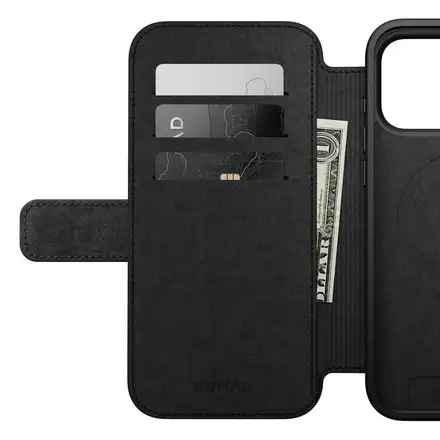 Nomad pouzdro Modern Leather Folio Magsafe pro iPhone 17 Pro Max - Black