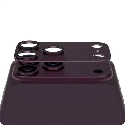 PanzerGlass Fender Camera Protection pro iPhone 18 Pro Max-Dark Cherry