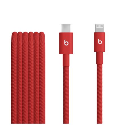 Apple Beats USB-C to Lightning Woven Cable (1.5 m) - Rapid Red