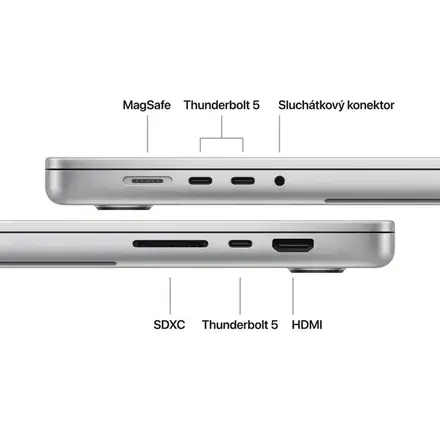 EDU MacBook Pro 16" Apple M5 Max 18core CPU 32core GPU 36GB 2TB Stříbrný CZ