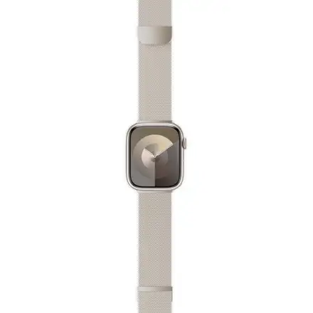 Epico Watch Strap Milanese+ 42/41/40/38 mm - hvězdně bílá