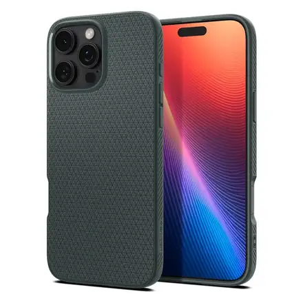 Spigen kryt Liquid Air pro iPhone 16 Pro - Abyss Green