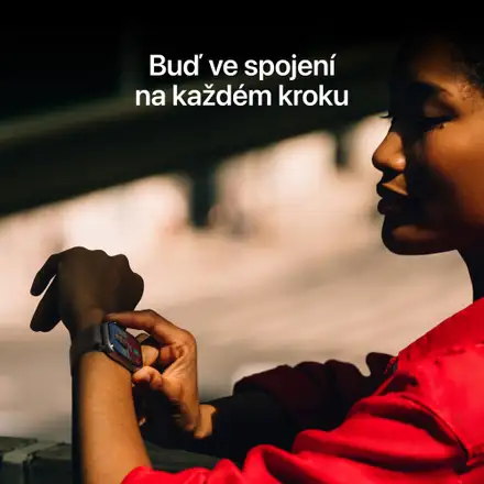 Apple Watch Series 11 GPS 42mm Vesmírně šedý hliník s černým sportovním řemínkem - S/M