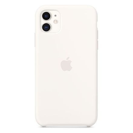 Apple Silikonový kryt na iPhone 11 - bílý