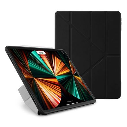 Pipetto pouzdro Origami TPU Case pro iPad Pro 12.9" 2022/2021/2020 - Black
