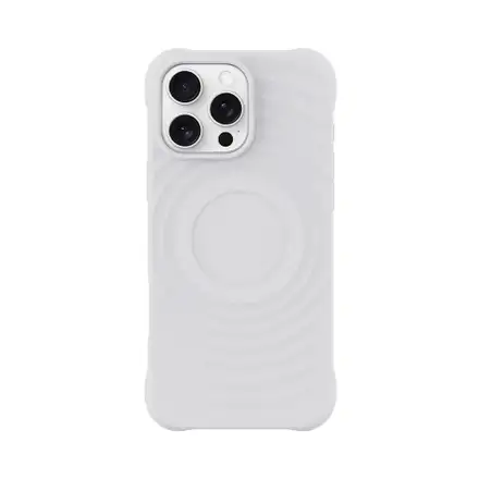Devia kryt Ripple Magnetic Shockproof TPU Case pro iPhone 16 Pro - White