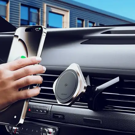 Cubenest Qi2 Magnetic Wireless car charger SQ1C1-titanová *Rozbaleno*