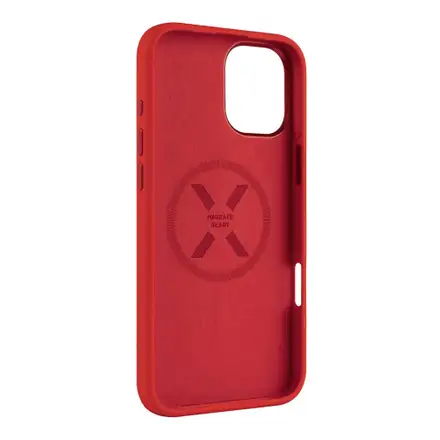 FIXED kryt MagFlow s podporou MagSafe pro Apple iPhone 16 Pro Max, červený
