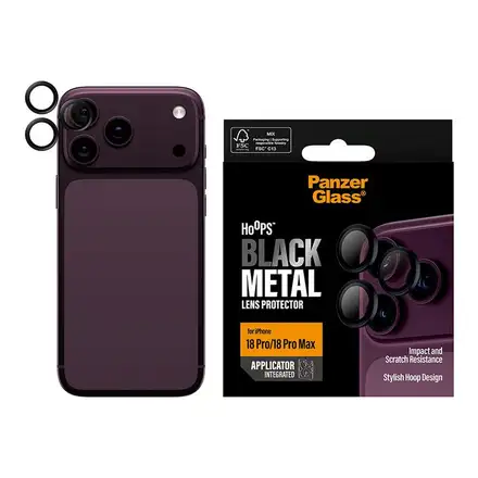 PanzerGlass ochranné sklo Hoops pro iPhone 18 Pro/18 Pro Max-Black