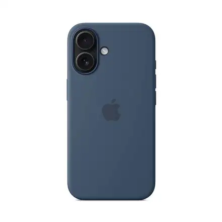 iPhone 16 Silicone Case with MagSafe - Denimová