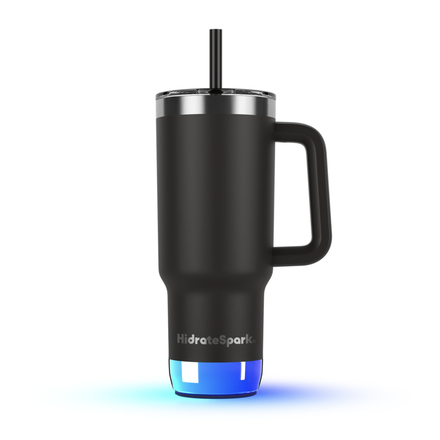 HidrateSpark PRO 2 - chytrý termohrnek, 887 ml, černý