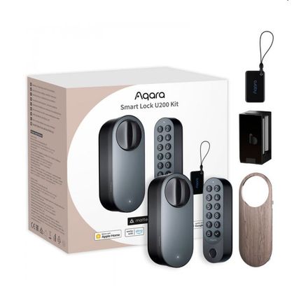 Aqara Smart Home zámek dveří U200 černý