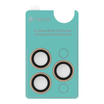 Devia Peak Series Lens Protector pro iPhone 16 Pro/16 Pro Max - Rose Gold
