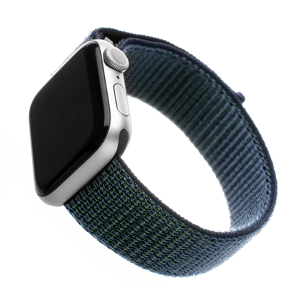 FIXED Nylon Strap pro Apple Watch 42/44/45/49 mm, tmavě modrý