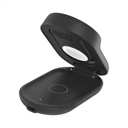 Belkin UltraCharge 3-in-1 Foldable Magnetic Charger with Qi2 25W - Black