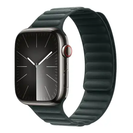 Devia řemínek Deluxe Magnetic Fiber Watch Band 44/45/46mm - Dark Green