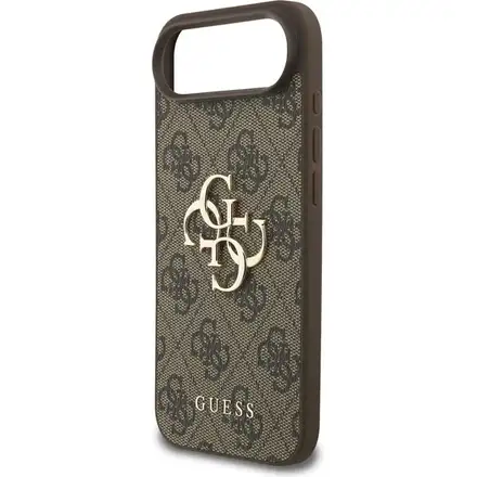 Guess PU 4G Metal Logo Strap kryt iPhone Air hnědý