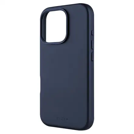 FIXED kryt MagLeather s podporou MagSafe pro Apple iPhone 16 Pro, modrý