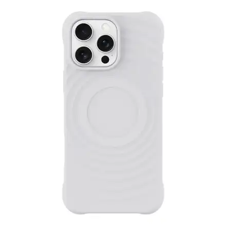 Devia kryt Ripple Magnetic Shockproof TPU Case pro iPhone 16 Pro Max - White