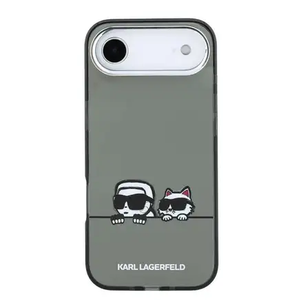 Karl Lagerfeld IML K&C Heads Logo MagSafe MagSafe kryt iPhone Air černý