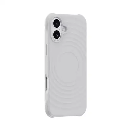 Devia kryt Ripple Magnetic Shockproof TPU Case pro iPhone 16 - White