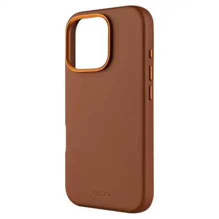 FIXED kryt MagLeather s podporou MagSafe pro Apple iPhone 16 Pro, hnědý