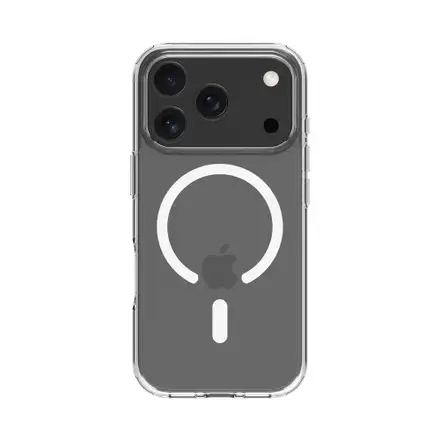 PBRANMTE1928-Základna Island Pro s Magsafe pro iPhone 17 Pro, průhledná