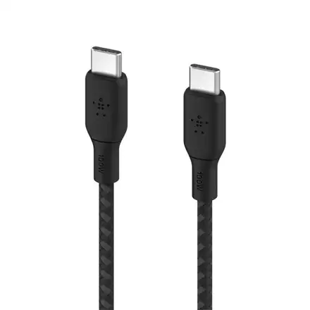 Belkin kabel Boost Charge Double-Braided USB-C to USB-C 100W 3m-Black