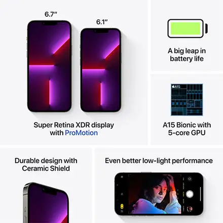 iPhone 13 Pro 128 GB Grafitově šedý *Třída B*