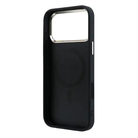 Guess PU Leather 4G Gold Frame MagSafe kryt iPhone 18 Pro černý