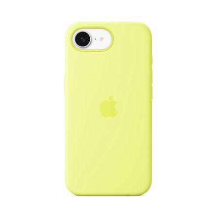Apple iPhone 16e Silicone Case – Neon Yellow