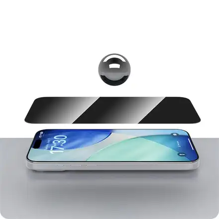 Devia ochranné sklo Van Series Privacy pro iPhone Air - Black Frame