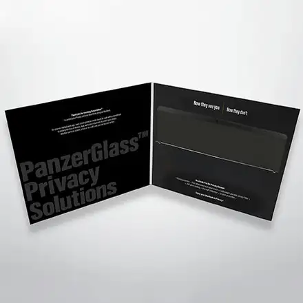 PanzerGlass ochranné sklo Dual Privacy pro Macbook Pro 15"-Black Frame