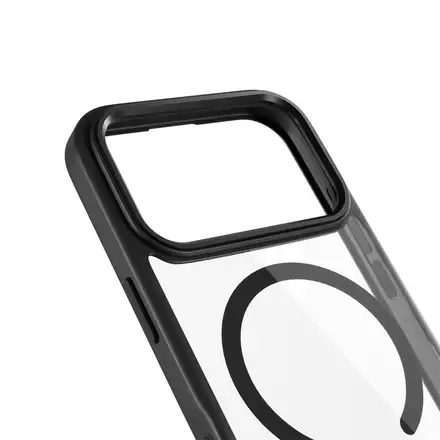 iStores by Epico Hero Pro Mag+ Case iPhone 17 Pro Qi2 & Magsafe kompatibilní - černá transparentní