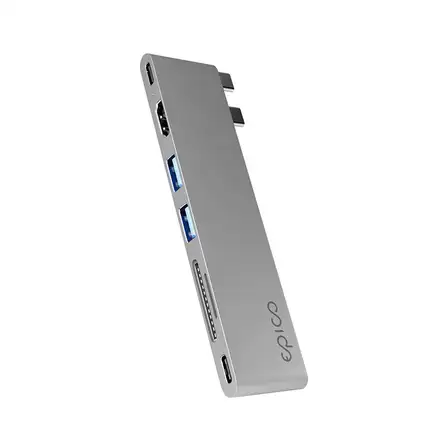 Epico Type-C Hub Pro 8K 7v1 - Vesmírně šedá