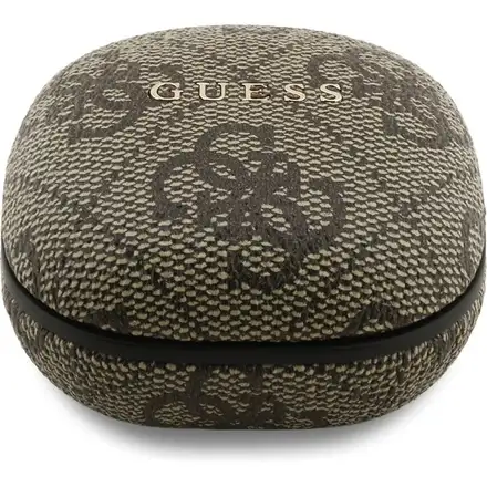 Guess PU 4G Metal Logo ENC TWS Bezdrátová Sluchátka hnědá