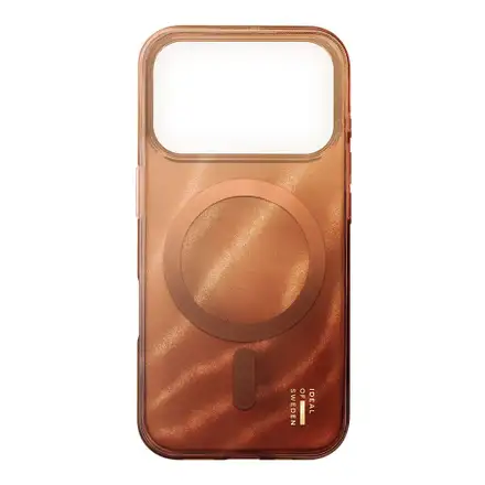 iDeal Fashion Clear Case MagSafe iPhone 17 Pro Max/18 Pro Max Mocha Mousse