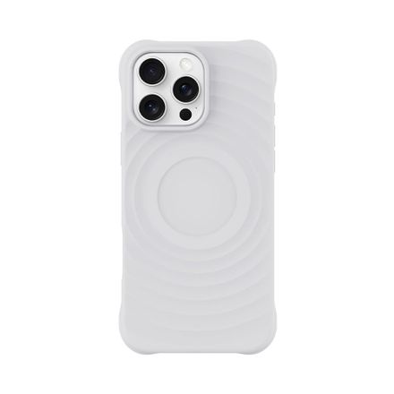 Devia kryt Ripple Magnetic Shockproof TPU Case pro iPhone 16 Pro - White
