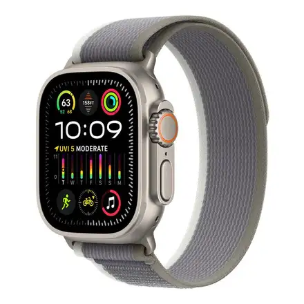 Apple Watch 49mm Green/Gray Trail Loop-S/M