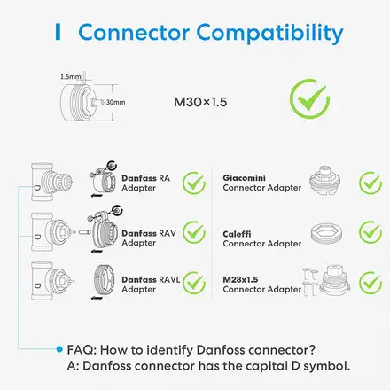 Meross Smart Termostat/Radiátorový ventil startovací sada inteligentního termostatu