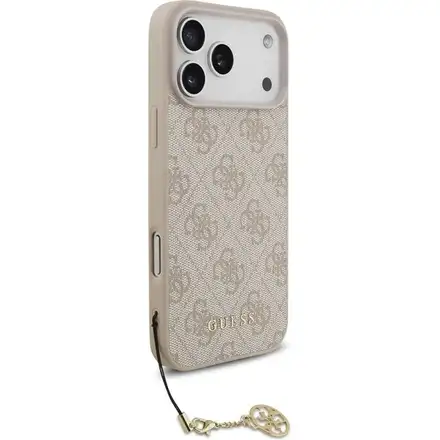 Guess 4G Charm MagSafe kryt iPhone 17 Pro růžový