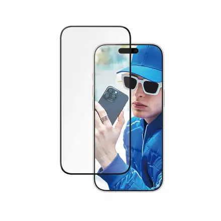 PanzerGlass ochranné sklo UWF Ceramic Protection pro iPhone 16 Pro-Black Frame